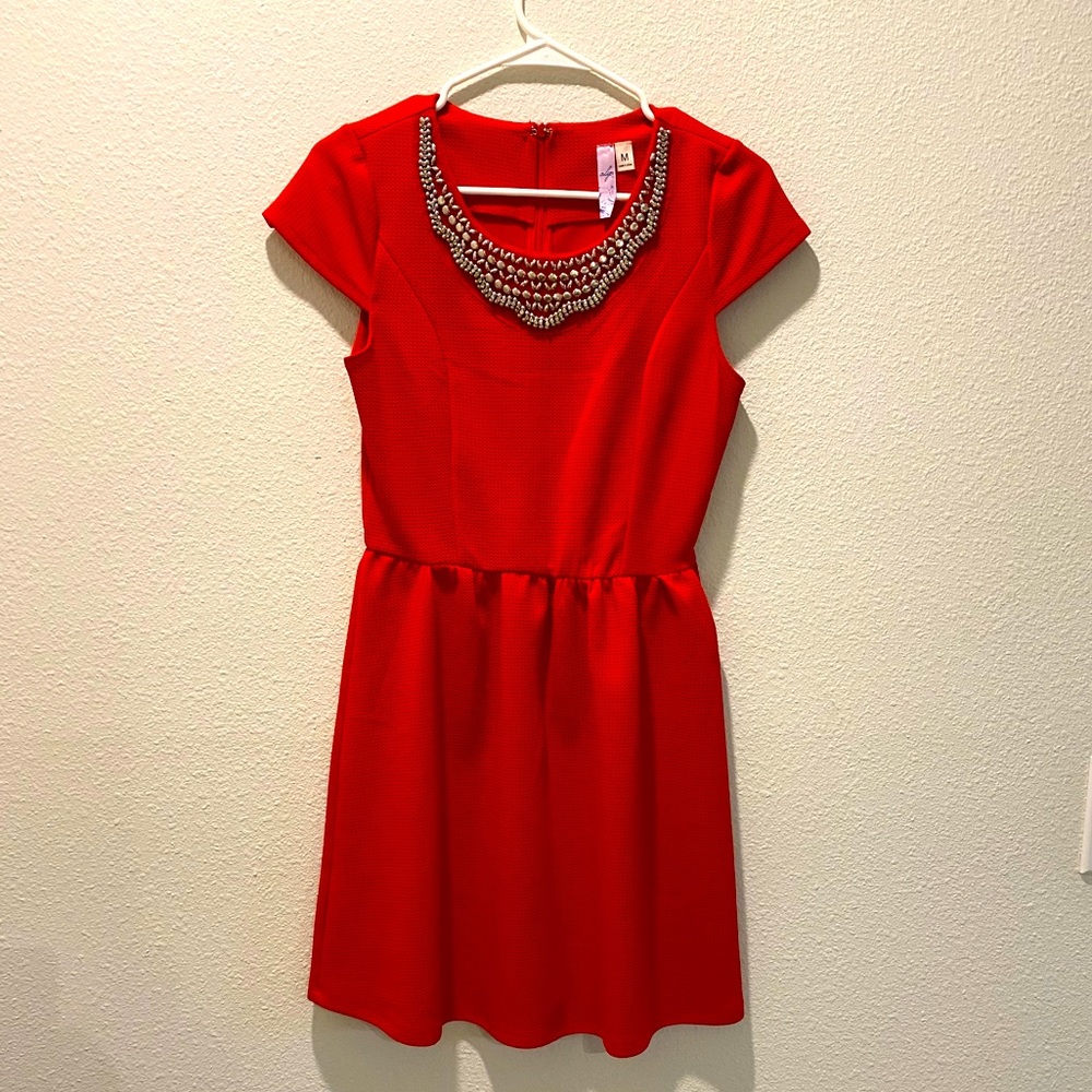 Red dress